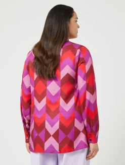 Marina Rinaldi Chemise en sergé imprimé MULTICOLORE Hot