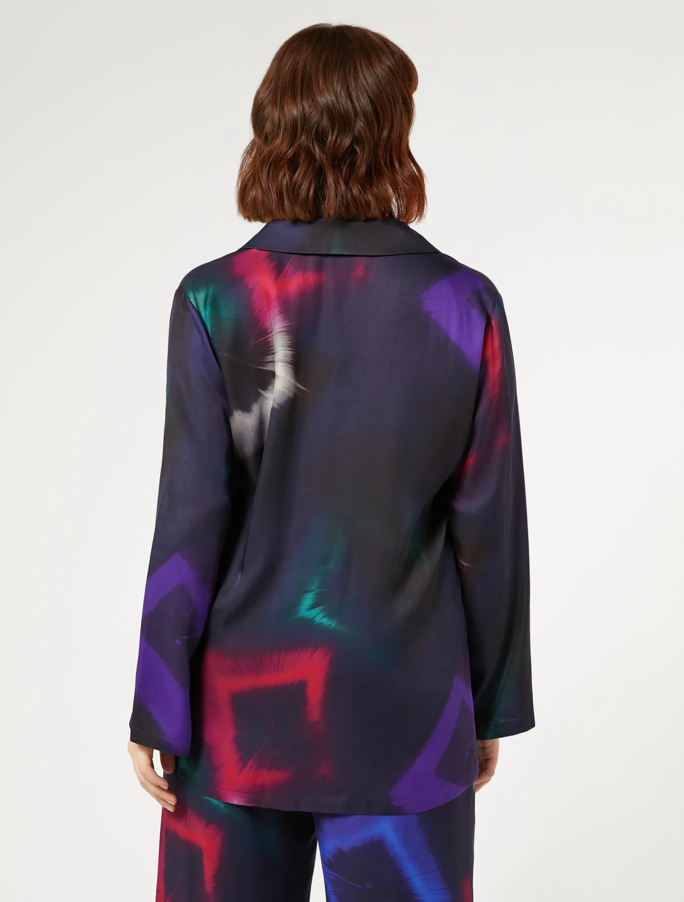 Marina Rinaldi Chemise en sergé imprimé NOIR Clearance