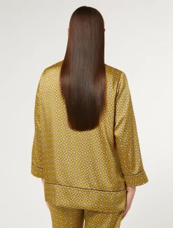 Marina Rinaldi Chemise en sergé imprimé OCRE Clearance
