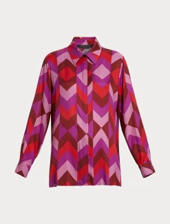 Marina Rinaldi Chemise en sergé imprimé MULTICOLORE Hot