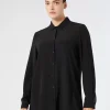 Marina Rinaldi Chemise en soie NOIR Best