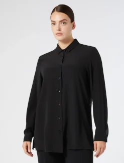 Marina Rinaldi Chemise en soie NOIR Best