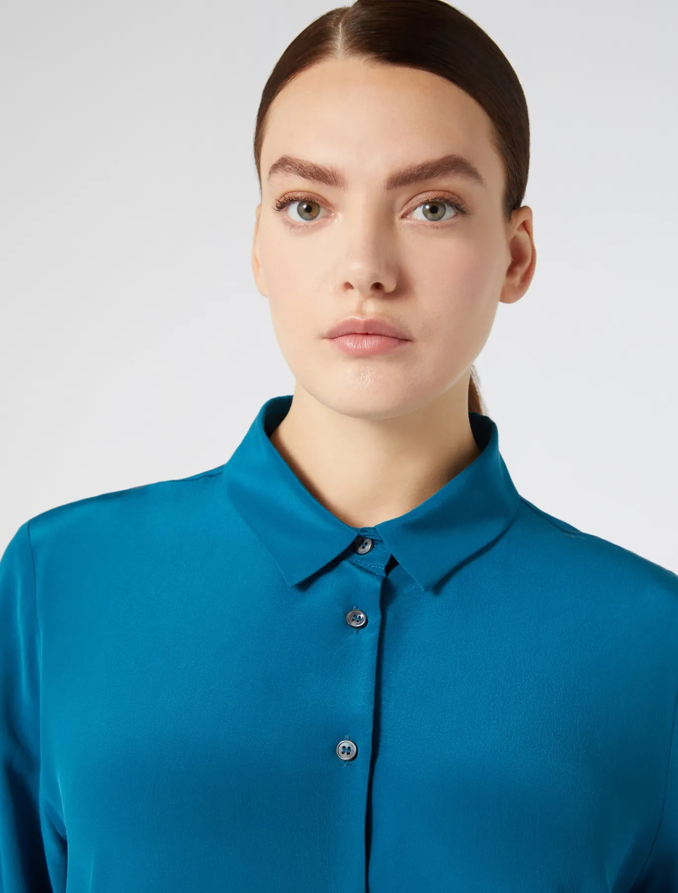 Marina Rinaldi Chemise en soie TURQUOISE Fashion