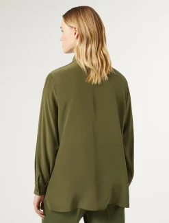 Marina Rinaldi Chemise en soie VERT Discount
