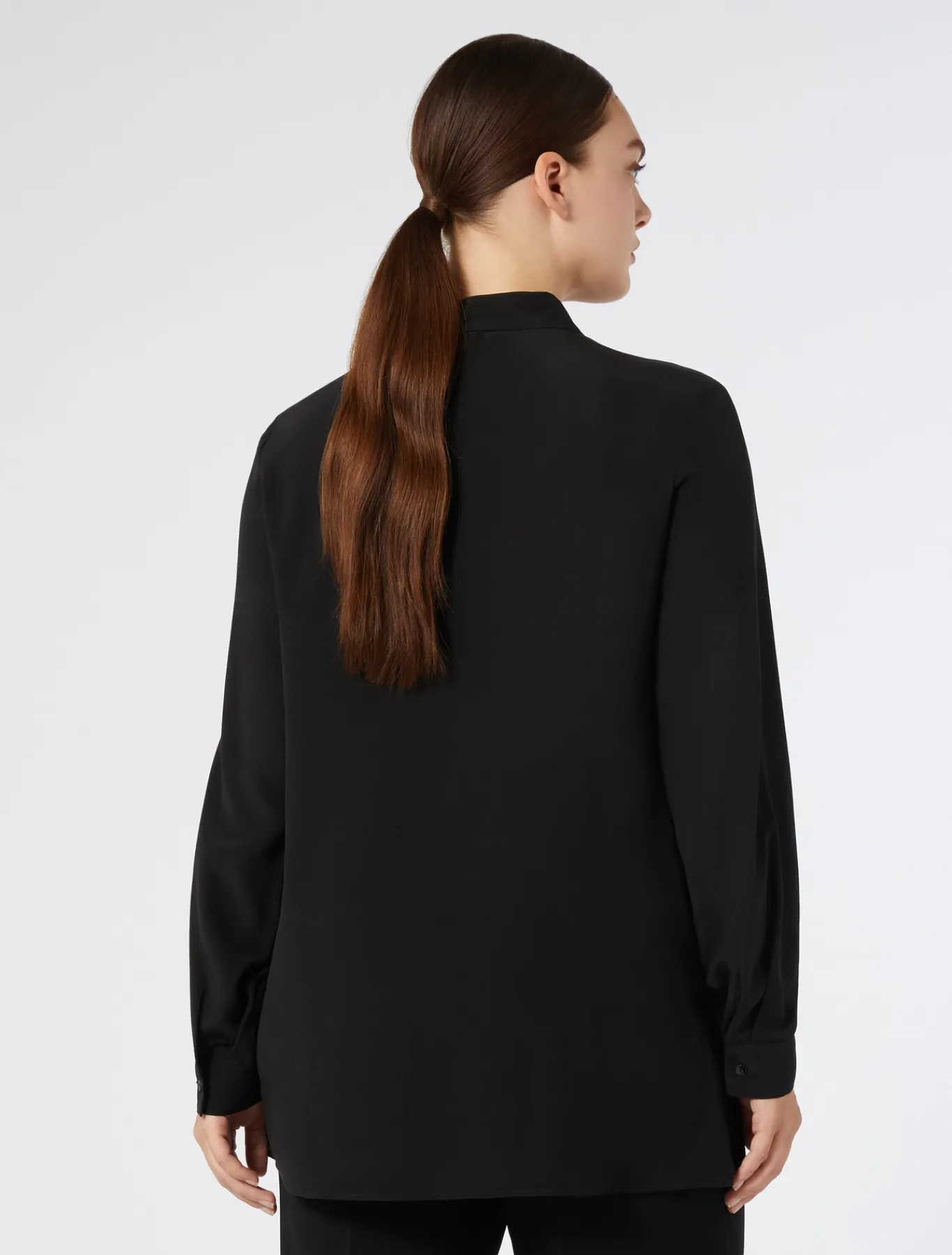Marina Rinaldi Chemise en soie NOIR Best