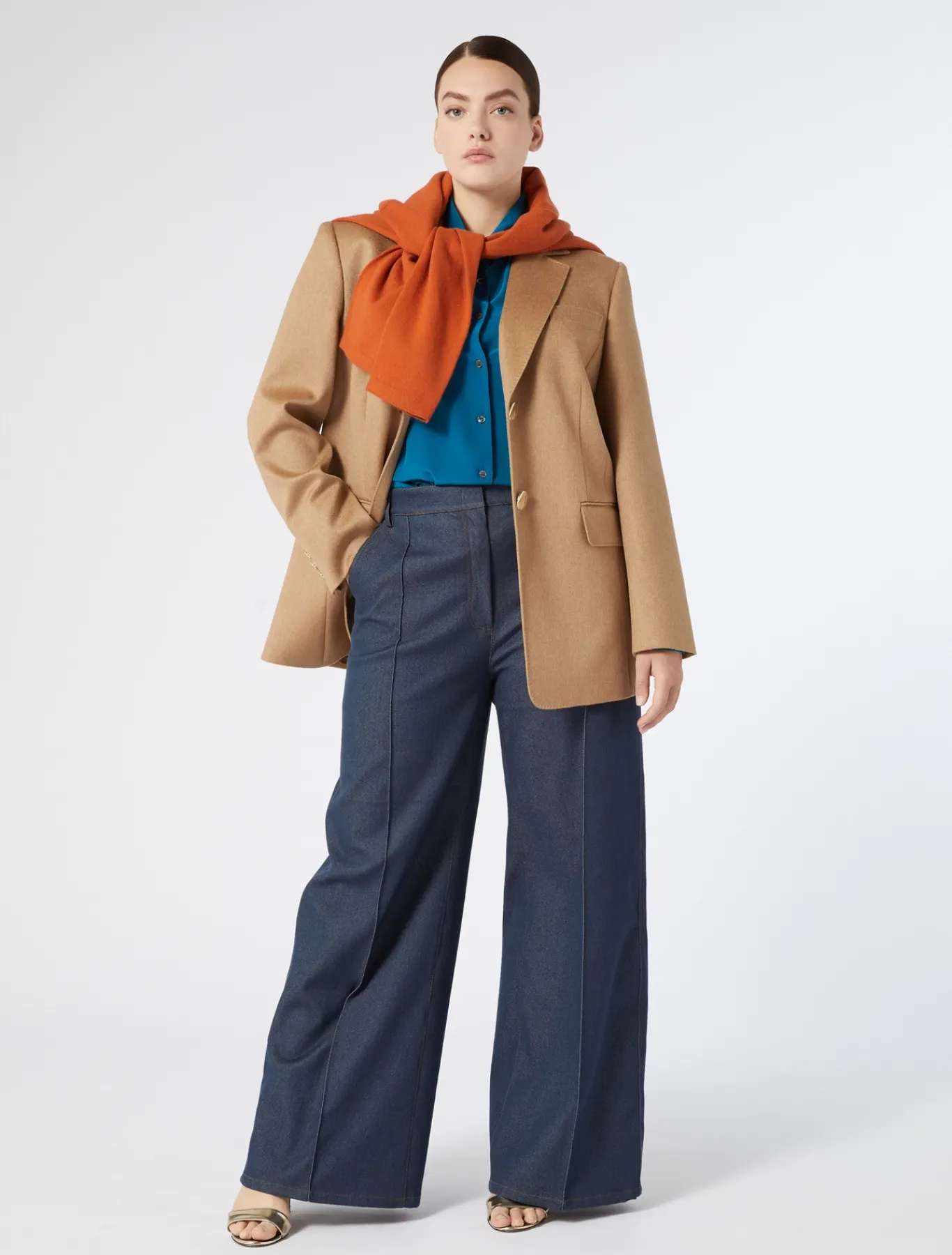 Marina Rinaldi Chemise en soie TURQUOISE Fashion