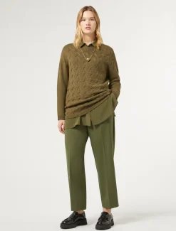 Marina Rinaldi Chemise en soie VERT Discount
