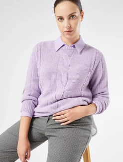 Marina Rinaldi Chemise en tissu technique MAUVE Hot
