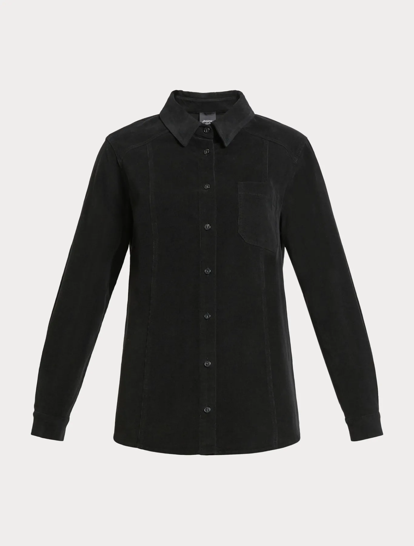 Marina Rinaldi Chemise en velours de coton NOIR New