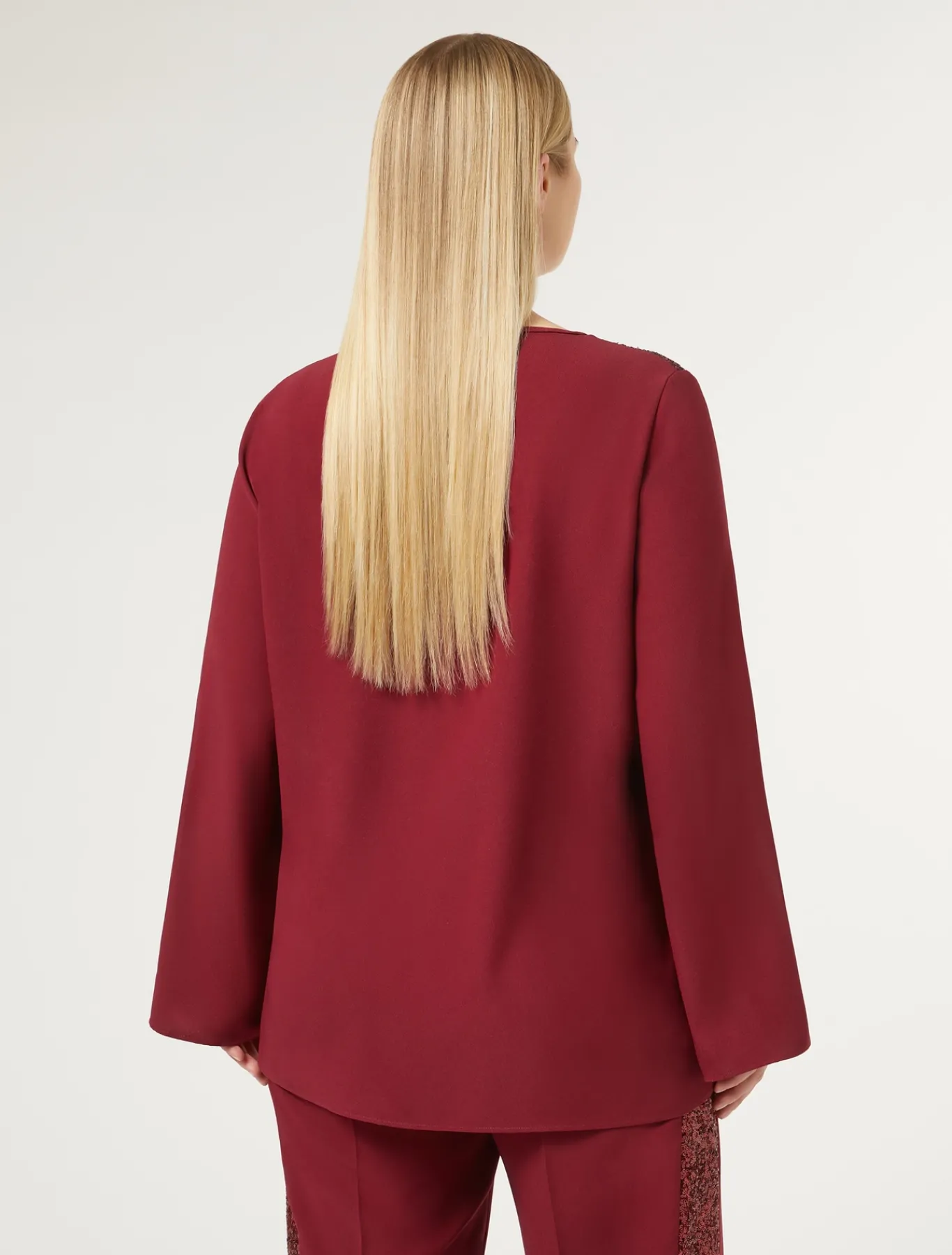 Marina Rinaldi Chemisier en crêpe envers satin RUBIS Discount