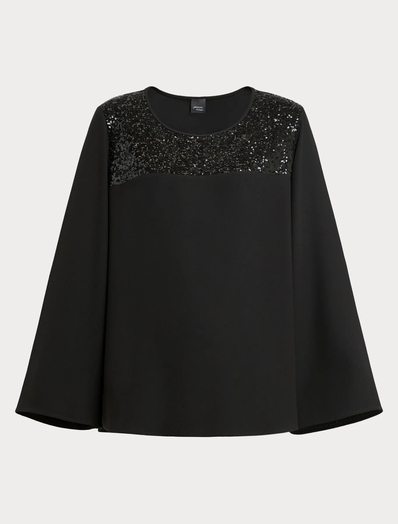 Marina Rinaldi Chemisier en crêpe envers satin NOIR New