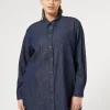 Marina Rinaldi Chemisier en denim léger BLEUNUIT Discount