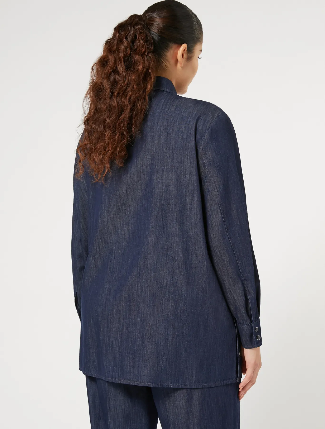 Marina Rinaldi Chemisier en denim léger BLEUNUIT Discount