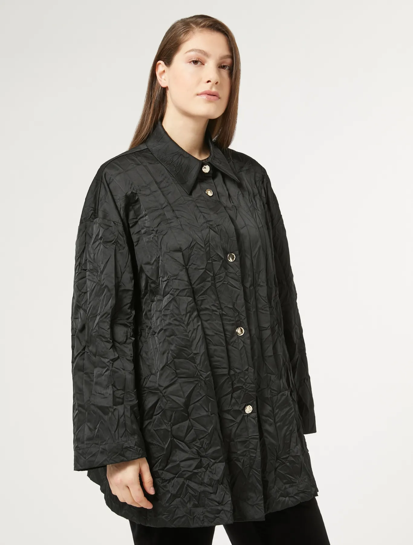 Marina Rinaldi Chemisier en duchesse NOIR Best