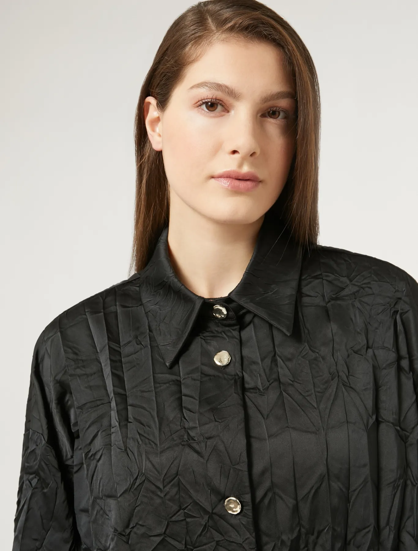 Marina Rinaldi Chemisier en duchesse NOIR Best