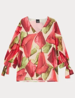 Marina Rinaldi Chemisier en georgette imprimée ROSE Hot