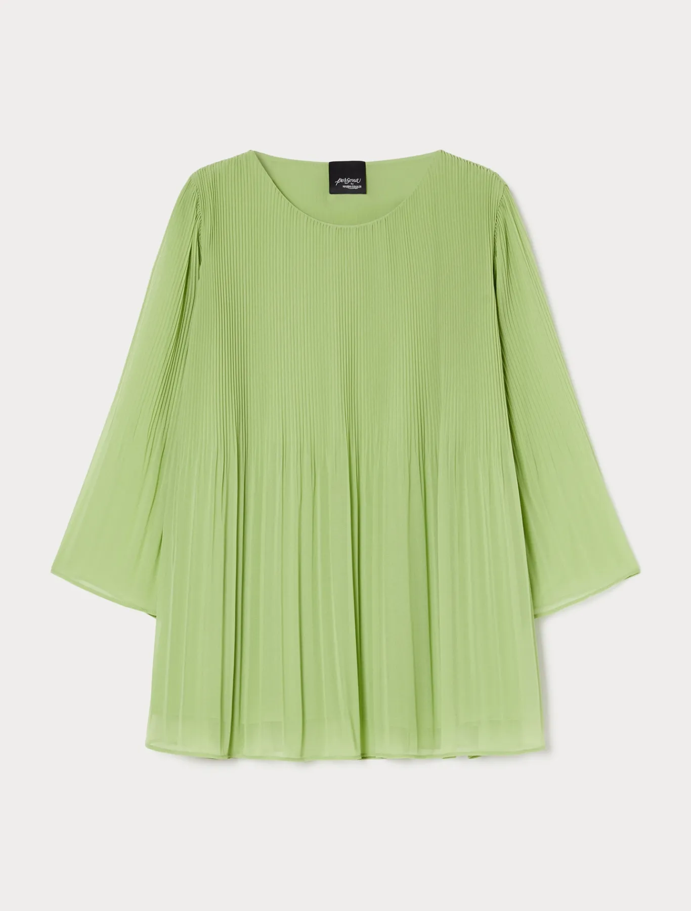 Marina Rinaldi Chemisier en georgette plissée VERTOLIVE Fashion
