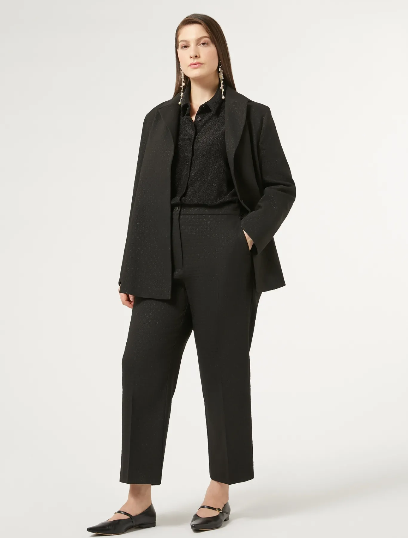 Marina Rinaldi Chemisier en jersey NOIR Best