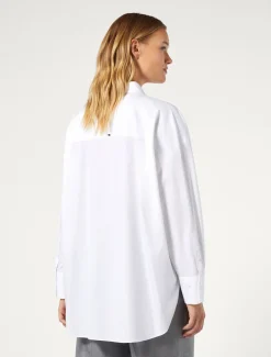 Marina Rinaldi Chemisier en popeline avec broderie BLANCNEUTRE Fashion