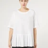 Marina Rinaldi Chemisier en popeline de coton BLANC Clearance