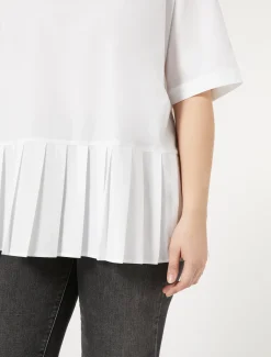 Marina Rinaldi Chemisier en popeline de coton BLANC Clearance