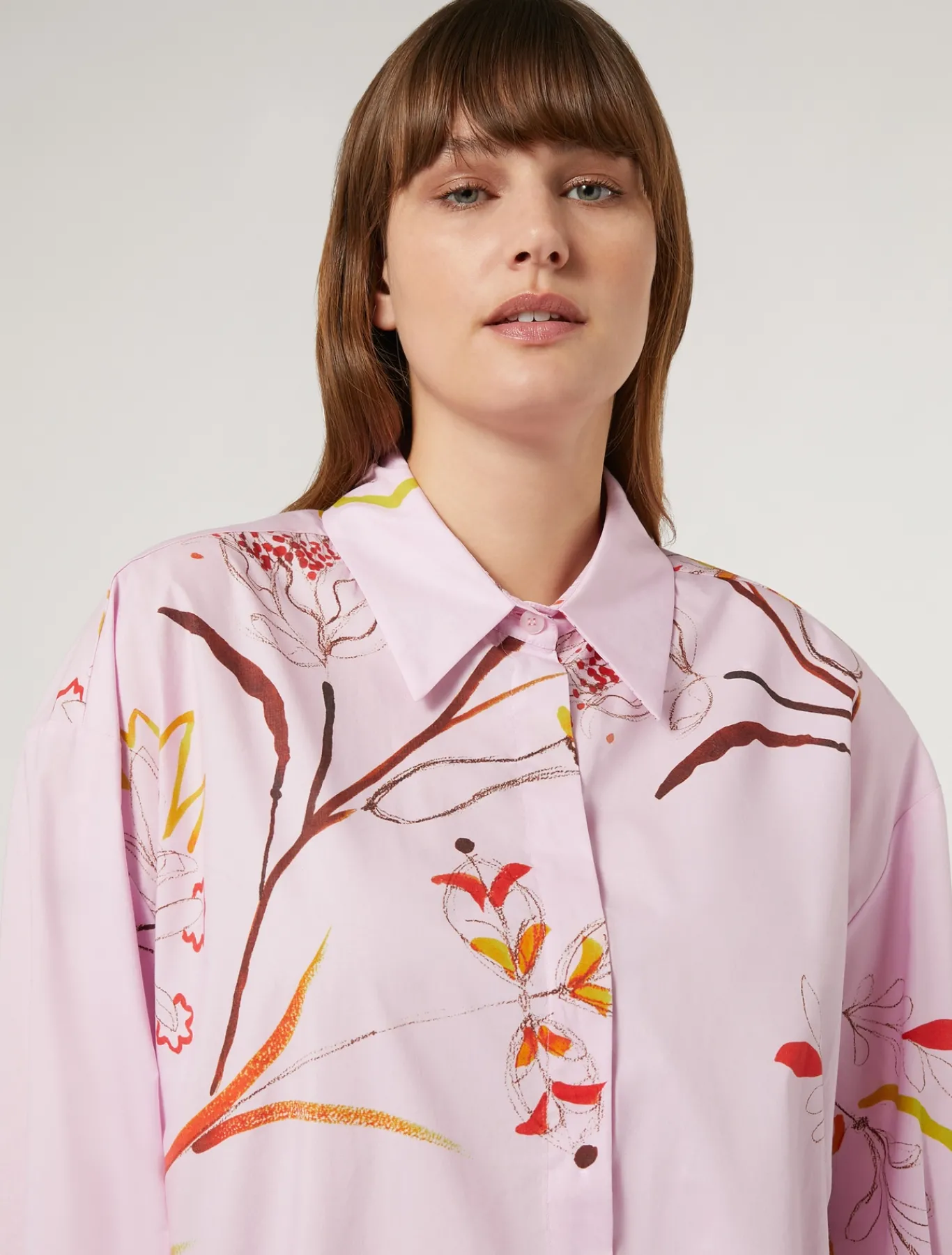 Marina Rinaldi Chemisier en popeline imprimée ROSE Fashion