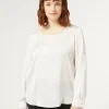 Marina Rinaldi Chemisier en satin BLANC New