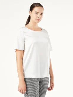 Marina Rinaldi Chemisier en satin BLANC Discount
