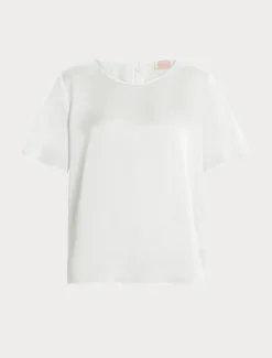 Marina Rinaldi Chemisier en satin BLANC Discount