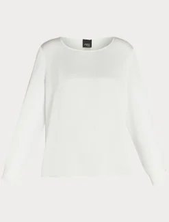 Marina Rinaldi Chemisier en satin BLANC New
