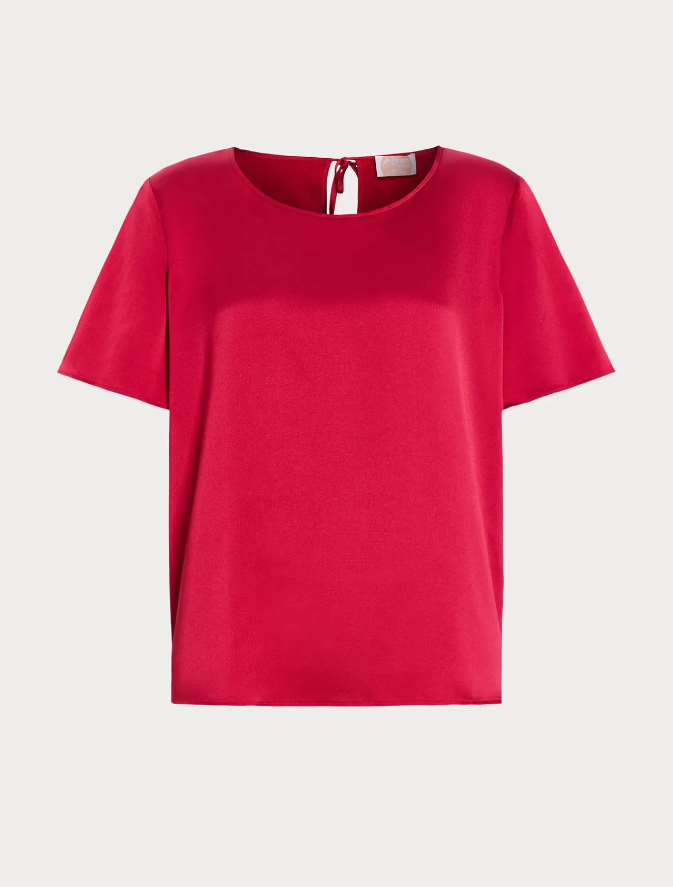 Marina Rinaldi Chemisier en satin ROUGE Online