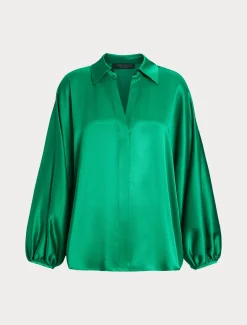 Marina Rinaldi Chemisier en satin VERTECLATANT Online
