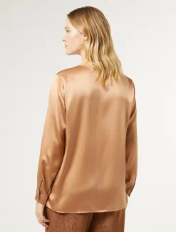 Marina Rinaldi Chemisier en satin de soie POILDECHAMEAU Best