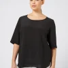 Marina Rinaldi Chemisier en soie NOIR Clearance