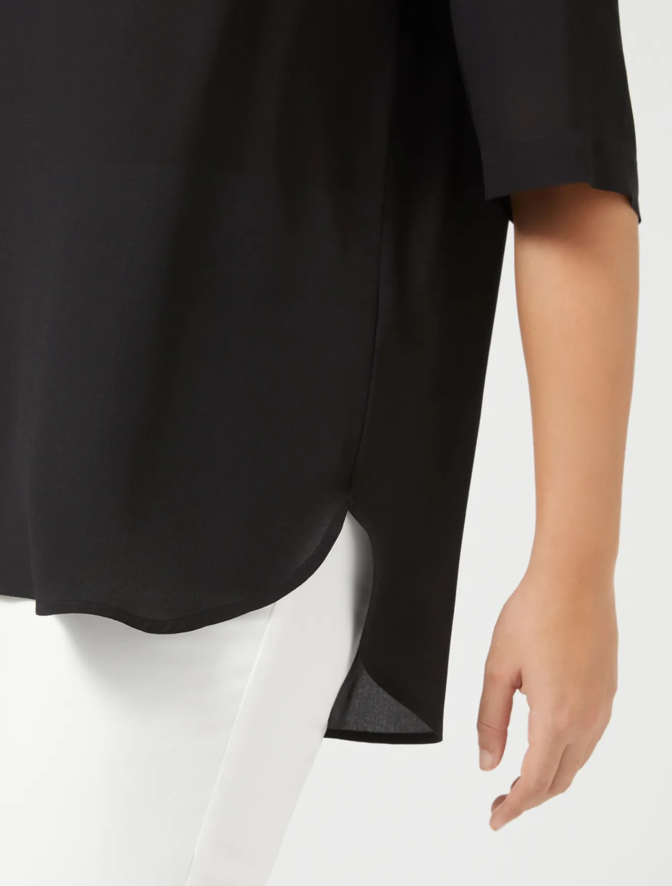 Marina Rinaldi Chemisier en soie NOIR Clearance