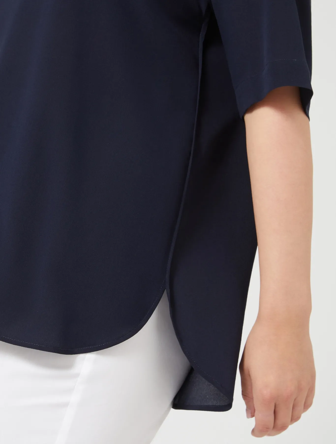 Marina Rinaldi Chemisier en soie BLEUET Clearance
