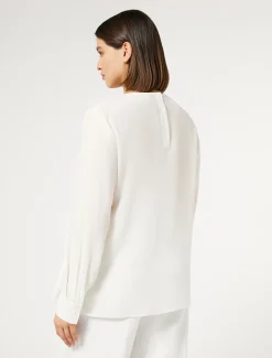 Marina Rinaldi Chemisier en soie BLANC Outlet