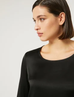 Marina Rinaldi Chemisier en soie mélangée NOIR Online