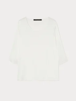 Marina Rinaldi Chemisier en soie mélangée BLANC Outlet