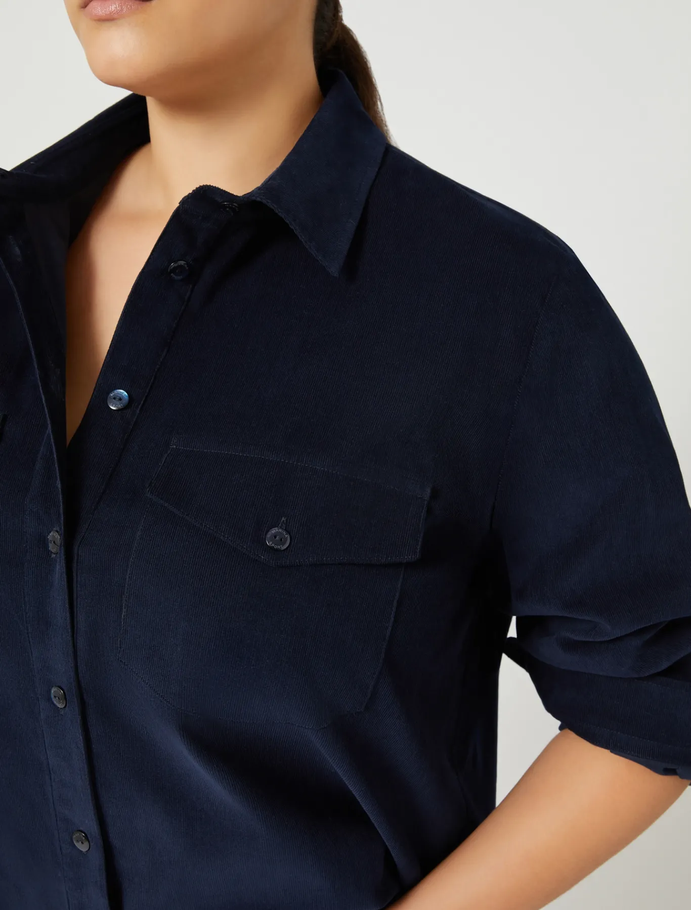 Marina Rinaldi Chemisier en velours BLEU Sale