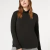 Marina Rinaldi Col roulé en jersey de viscose stretch NOIR New