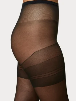Marina Rinaldi Collants en tulle 20 deniers NOIR New