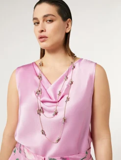 Marina Rinaldi Collier avec cabochons ROSE Best