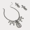 Marina Rinaldi Collier et boucles d’oreilles en strass ARGENT Sale