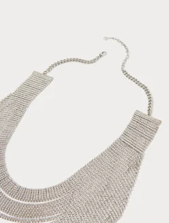 Marina Rinaldi Collier multi-brins avec strass ARGENT Online