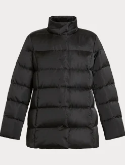 Marina Rinaldi Doudoune en satin NOIR Discount
