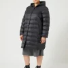 Marina Rinaldi Doudoune en taffetas et toile de nylon déperlante NOIR Discount
