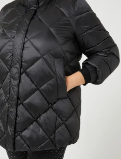 Marina Rinaldi Doudoune en tissu technique NOIR Discount