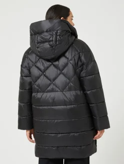 Marina Rinaldi Doudoune en tissu technique NOIR Sale