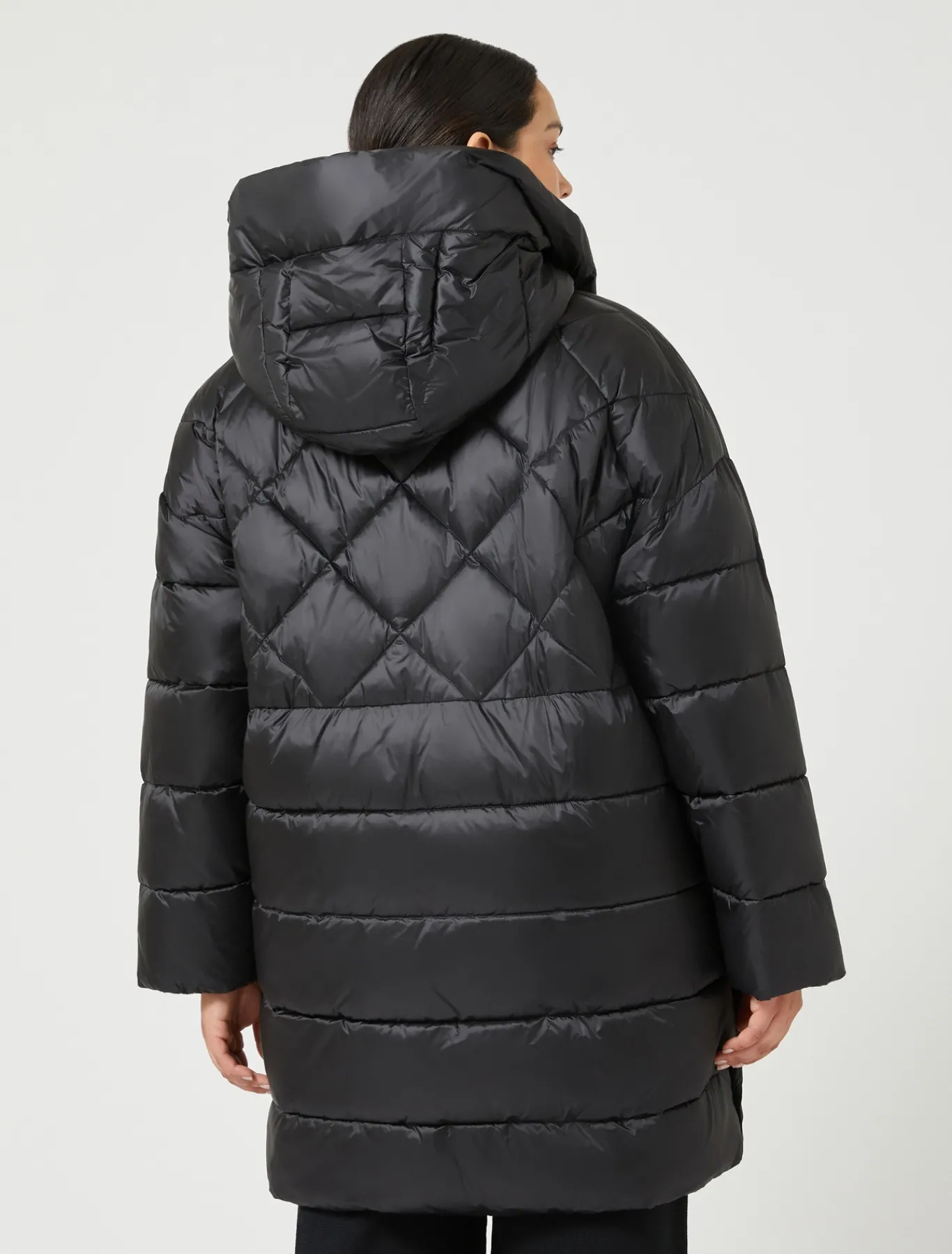 Marina Rinaldi Doudoune en tissu technique NOIR Sale
